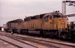 UP 3192 & 3593 in NS Glenwood Yard